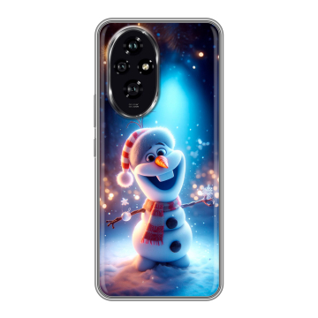 Силиконовый чехол на Honor 200 с принтом Новый год