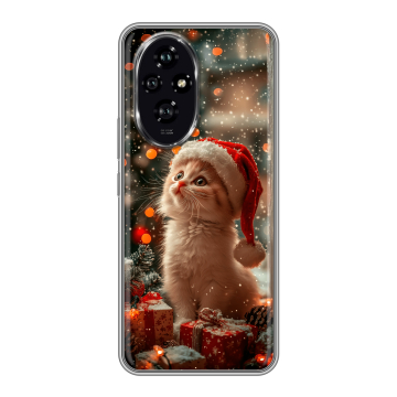 Силиконовый чехол на Honor 200 с принтом Новый год