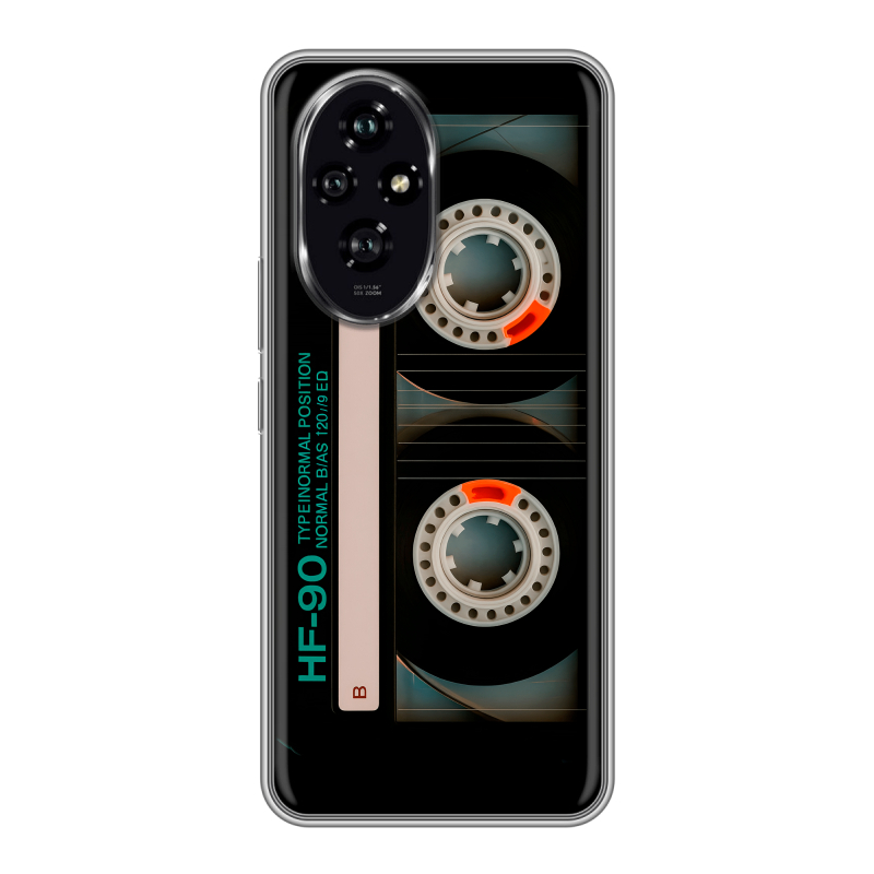 Силиконовый чехол на Honor 200 с принтом Кассета Силиконовый чехол на Honor 200 с принтом Кассета