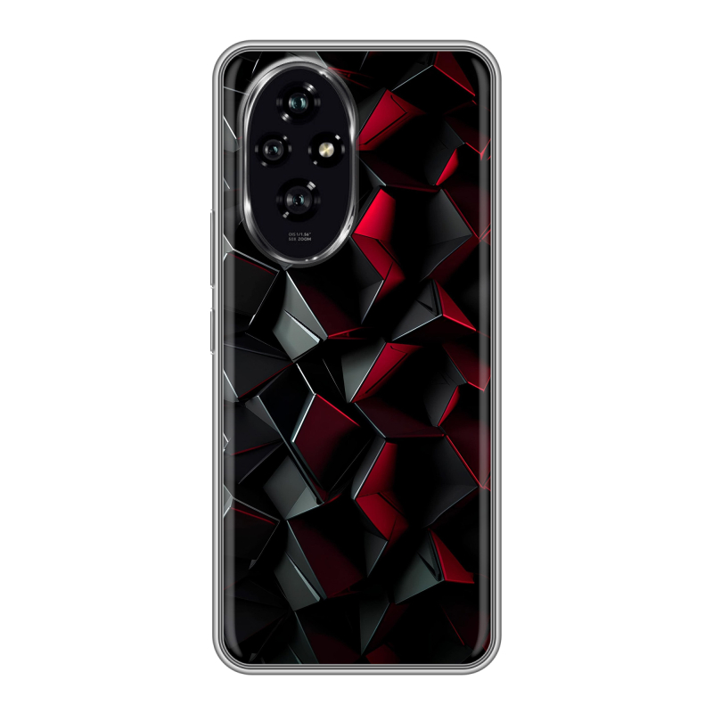 Силиконовый чехол на Honor 200 с принтом Абстракция Силиконовый чехол на Honor 200 с принтом Абстракция