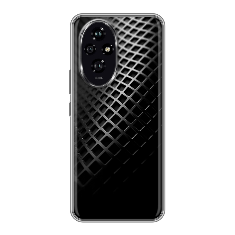 Силиконовый чехол на Honor 200 с принтом Текстура металла Силиконовый чехол на Honor 200 с принтом Текстура металла