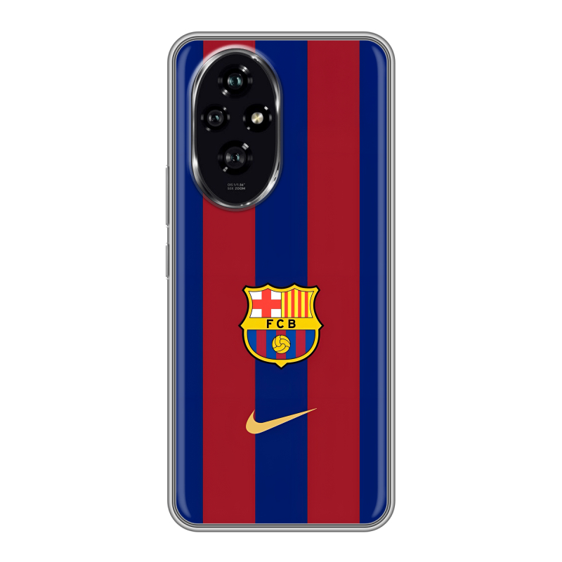 Силиконовый чехол на Honor 200 с принтом Барселона Barcelona Силиконовый чехол на Honor 200 с принтом Барселона Barcelona