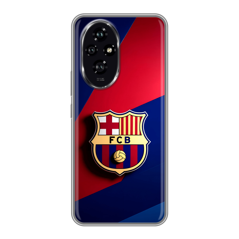 Силиконовый чехол на Honor 200 с принтом Барселона Barcelona Силиконовый чехол на Honor 200 с принтом Барселона Barcelona