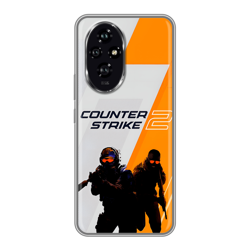 Силиконовый чехол на Honor 200 с принтом Counter Strike Силиконовый чехол на Honor 200 с принтом Counter Strike