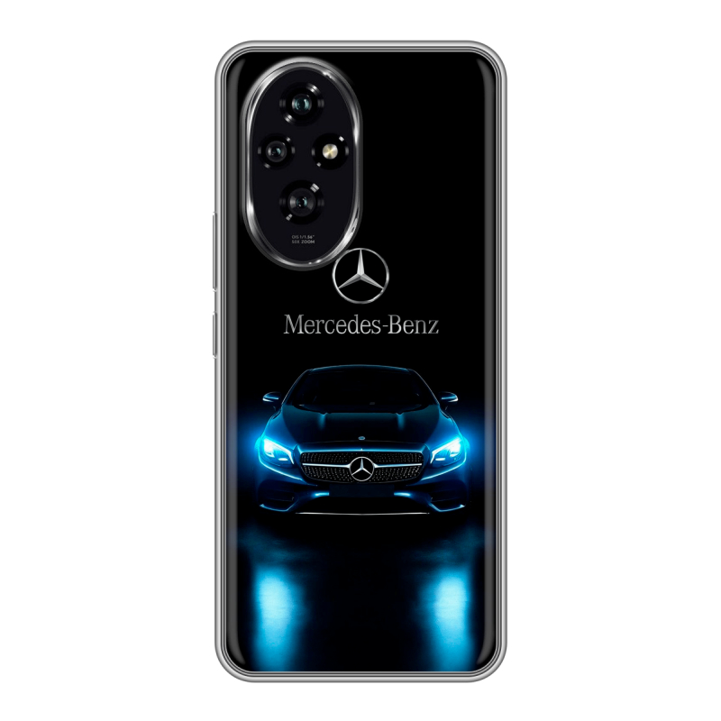 Силиконовый чехол на Honor 200 с принтом Mercedes Мерседес Силиконовый чехол на Honor 200 с принтом Mercedes Мерседес