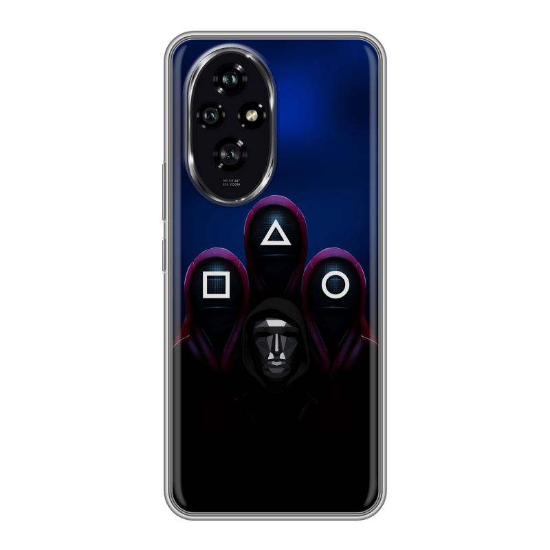 Силиконовый чехол на Honor 200 с принтом Игра Кальмара Силиконовый чехол на Honor 200 с принтом Игра Кальмара