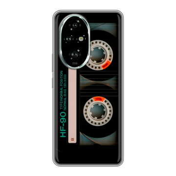 Силиконовый чехол на Honor 200 Pro с принтом Кассета Силиконовый чехол на Honor 200 Pro с принтом Кассета