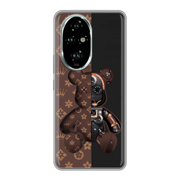 Силиконовый чехол на Honor 200 Pro с принтом Луи робот Силиконовый чехол на Honor 200 Pro с принтом Луи робот