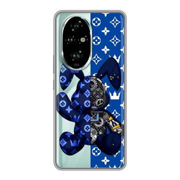 Силиконовый чехол на Honor 200 Pro с принтом Луи робот