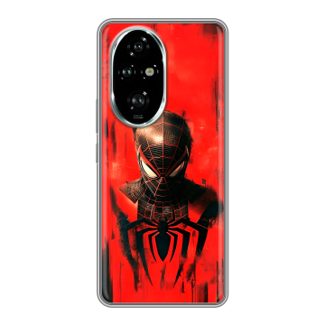 Силиконовый чехол на Honor 200 Pro с принтом человек паук spiderman Силиконовый чехол на Honor 200 Pro с принтом человек паук spiderman