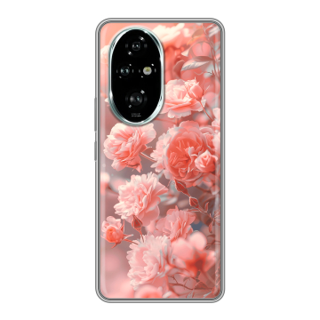 Силиконовый чехол на Honor 200 Pro с принтом Розы цветы Силиконовый чехол на Honor 200 Pro с принтом Розы цветы