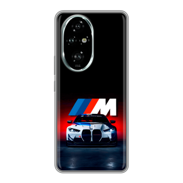 Силиконовый чехол на Honor 200 Pro с принтом БМВ BMW