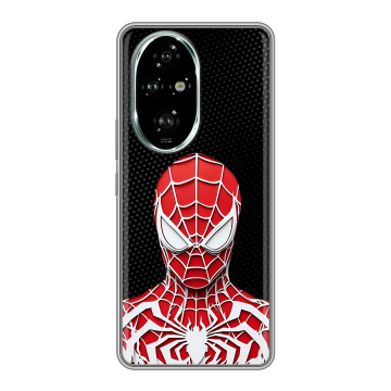 Силиконовый чехол на Honor 200 Pro с принтом человек паук spiderman Силиконовый чехол на Honor 200 Pro с принтом человек паук spiderman
