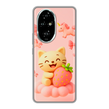 Силиконовый чехол на Honor 200 Pro с принтом для девочек