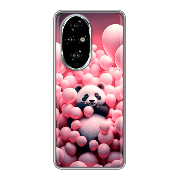 Силиконовый чехол на Honor 200 Pro с принтом Панда Силиконовый чехол на Honor 200 Pro с принтом Панда