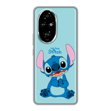 Силиконовый чехол на Honor 200 Pro с принтом Лило и Стич