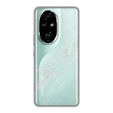 Силиконовый чехол на Honor 200 Pro с принтом Сотворение мира