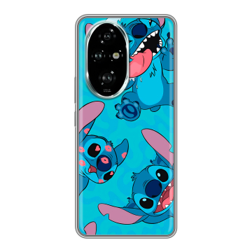 Силиконовый чехол на Honor 200 Pro с принтом Лило и Стич
