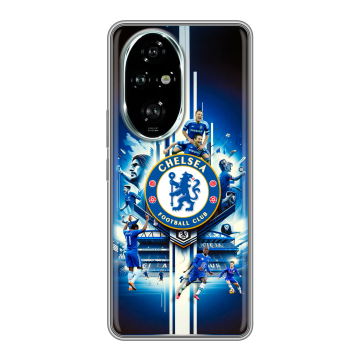 Силиконовый чехол на Honor 200 Pro с принтом Chelsea Челси