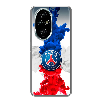 Силиконовый чехол на Honor 200 Pro с принтом PSG ПСЖ