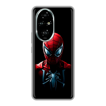 Силиконовый чехол на Honor 200 Pro с принтом Spiderman Человек паук