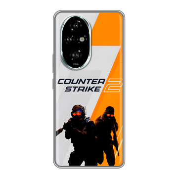 Силиконовый чехол на Honor 200 Pro с принтом Counter Strike Силиконовый чехол на Honor 200 Pro с принтом Counter Strike