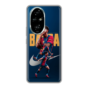 Силиконовый чехол на Honor 200 Pro с принтом Барселона Barca Yamal Силиконовый чехол на Honor 200 Pro с принтом Барселона Barca Yamal