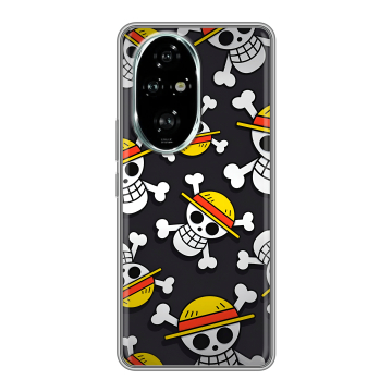 Силиконовый чехол на Honor 200 Pro с принтом One Piece Ван Пис