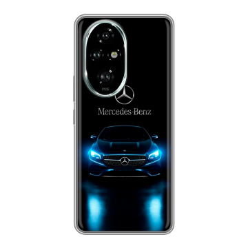 Силиконовый чехол на Honor 200 Pro с принтом Mercedes Мерседес