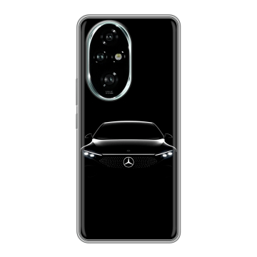 Силиконовый чехол на Honor 200 Pro с принтом Mercedes Мерседес Силиконовый чехол на Honor 200 Pro с принтом Mercedes Мерседес