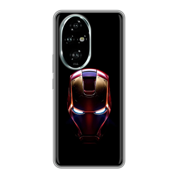 Силиконовый чехол на Honor 200 Pro с принтом IronMan Железный человек Силиконовый чехол на Honor 200 Pro с принтом IronMan Железный человек