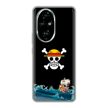 Силиконовый чехол на Honor 200 Pro с принтом One Piece Ван Пис Силиконовый чехол на Honor 200 Pro с принтом One Piece Ван Пис