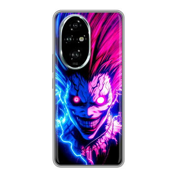 Силиконовый чехол на Honor 200 Pro с принтом Death note Тетрадь смерти