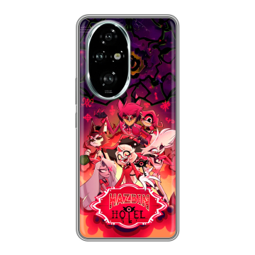 Силиконовый чехол на Honor 200 Pro с принтом Hazbin Hotel Отель Хазбин Силиконовый чехол на Honor 200 Pro с принтом Hazbin Hotel Отель Хазбин