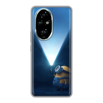 Силиконовый чехол на Honor 200 Pro с принтом Миньоны Силиконовый чехол на Honor 200 Pro с принтом Миньоны