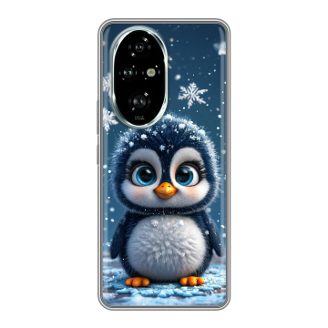 Силиконовый чехол на Honor 200 Pro с принтом Новый год