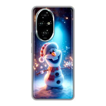 Силиконовый чехол на Honor 200 Pro с принтом Новый год