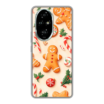 Силиконовый чехол на Honor 200 Pro с принтом Новый год