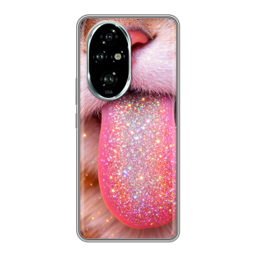 Силиконовый чехол на Honor 200 Pro с принтом для девочек