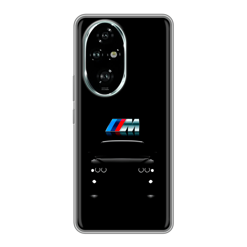 Силиконовый чехол на Honor 200 Pro с принтом БМВ BMW Силиконовый чехол на Honor 200 Pro с принтом БМВ BMW