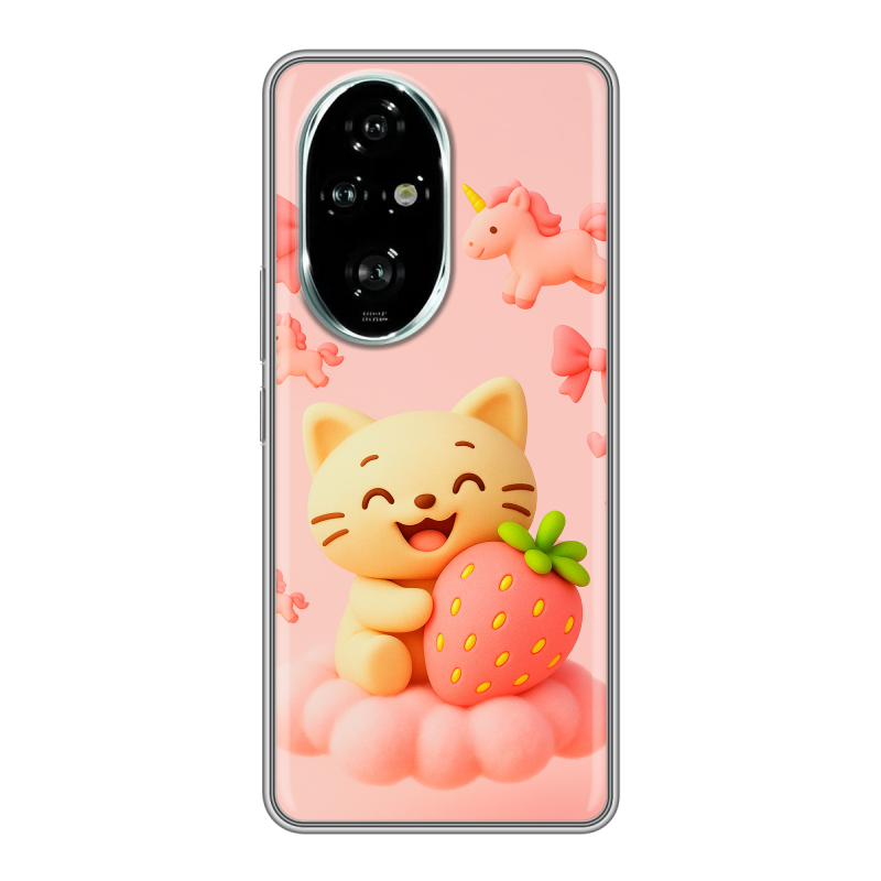 Силиконовый чехол на Honor 200 Pro с принтом для девочек Силиконовый чехол на Honor 200 Pro с принтом для девочек
