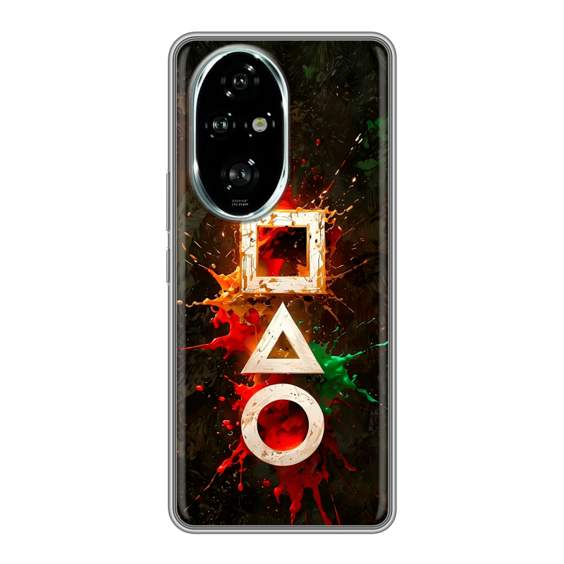 Силиконовый чехол на Honor 200 Pro с принтом Squid Game Игра кальмара Силиконовый чехол на Honor 200 Pro с принтом Squid Game Игра кальмара