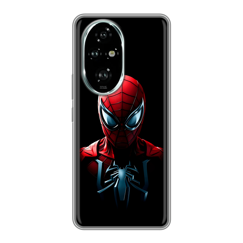 Силиконовый чехол на Honor 200 Pro с принтом Spiderman Человек паук Силиконовый чехол на Honor 200 Pro с принтом Spiderman Человек паук