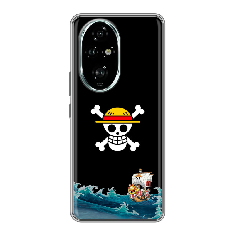 Силиконовый чехол на Honor 200 Pro с принтом One Piece Ван Пис Силиконовый чехол на Honor 200 Pro с принтом One Piece Ван Пис