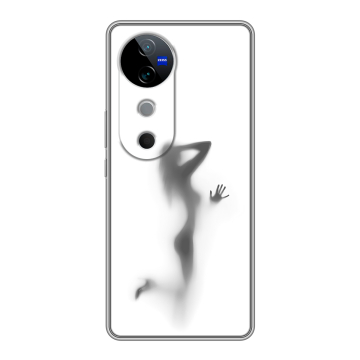 Силиконовый чехол на Vivo V40 5G с принтом Силуэт