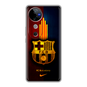 Силиконовый чехол на Vivo V40 5G с принтом Барселона Barcelona