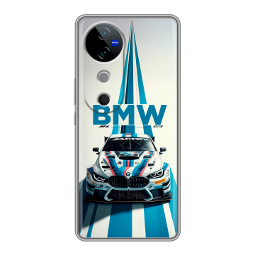 Силиконовый чехол на Vivo V40 5G с принтом БМВ BMW