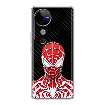 Силиконовый чехол на Vivo V40 5G с принтом человек паук spiderman