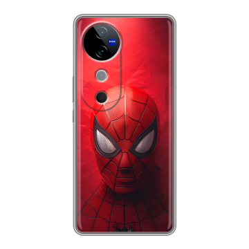 Силиконовый чехол на Vivo V40 5G с принтом Spiderman Человек паук