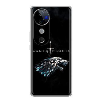 Силиконовый чехол на Vivo V40 5G с принтом Игра Престолов Game Thrones